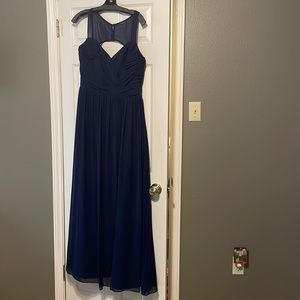 Alfred Angelo Navy Bridesmaid Dress